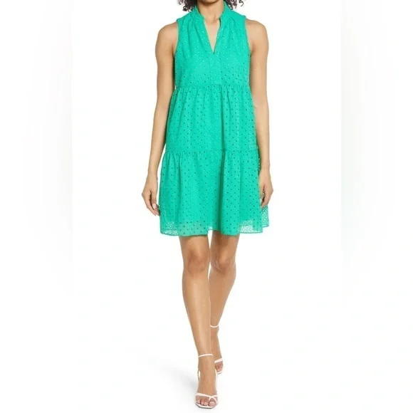 Lilly Pulitzer Novella Dress Agave Green‎ SZ S - Picture 2 of 7